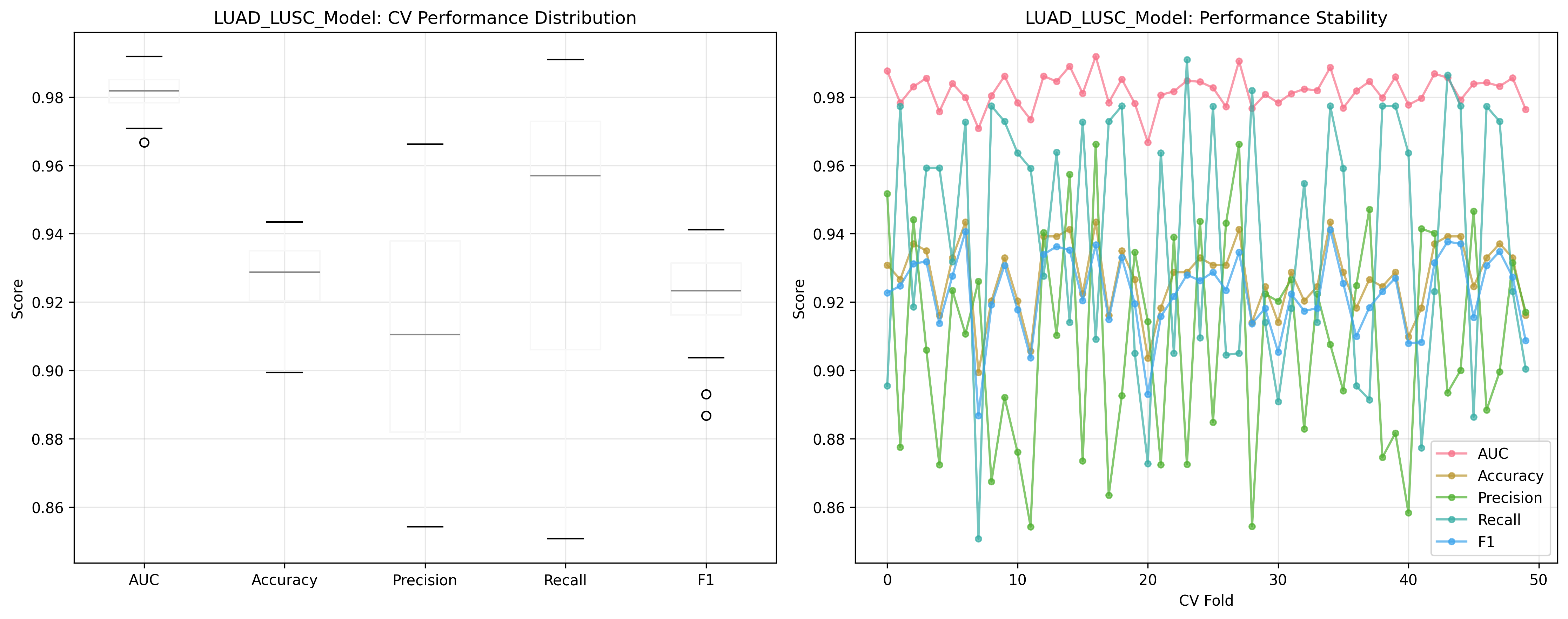 Cross-validation stability analysis.