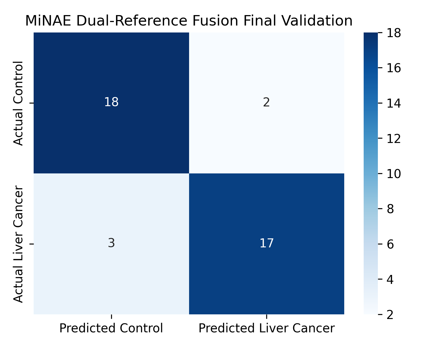 MiNAE final validation confusion matrix.